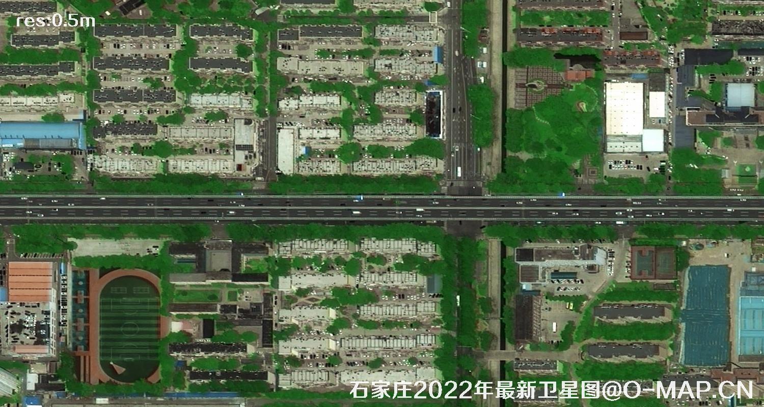 河北省石家庄市2022年0.5米高清卫星影像图