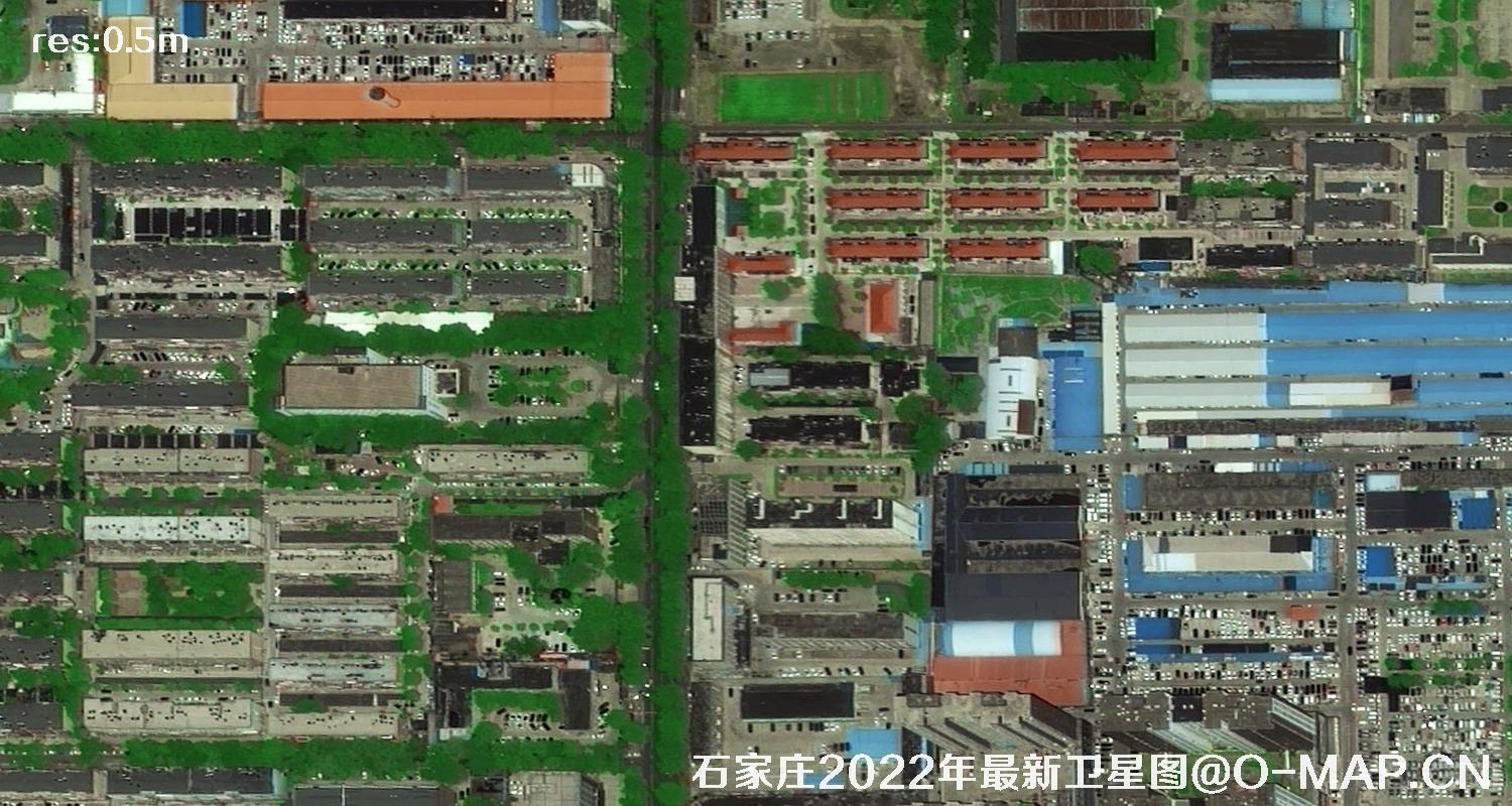 河北省石家庄市2022年0.5米高清卫星影像图