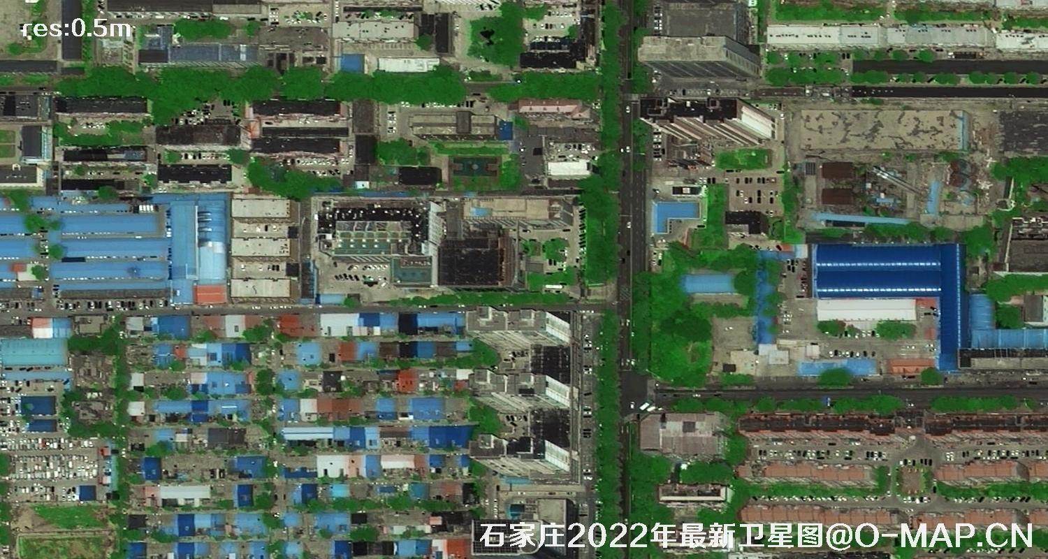 河北省石家庄市2022年0.5米高清卫星影像图