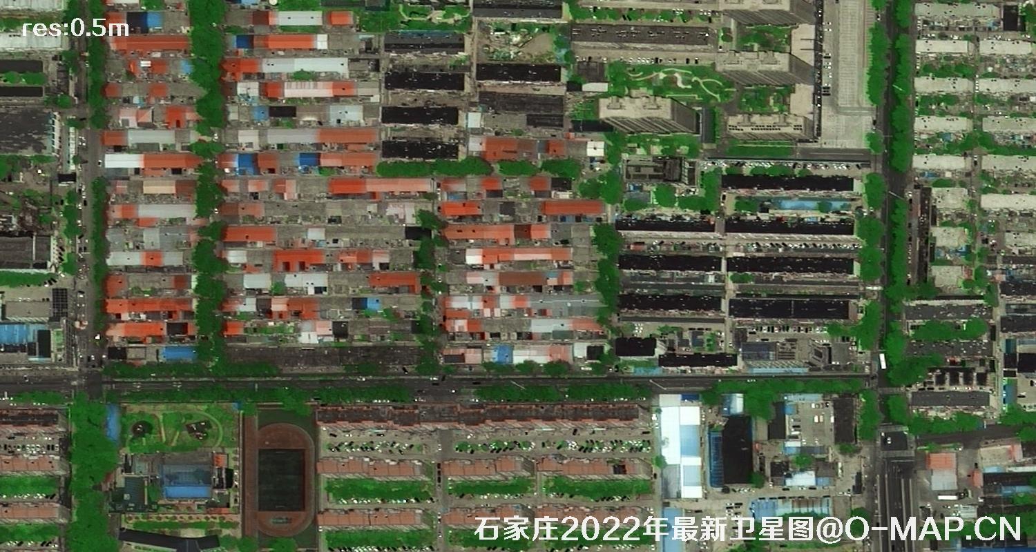河北省石家庄市2022年0.5米高清卫星影像图