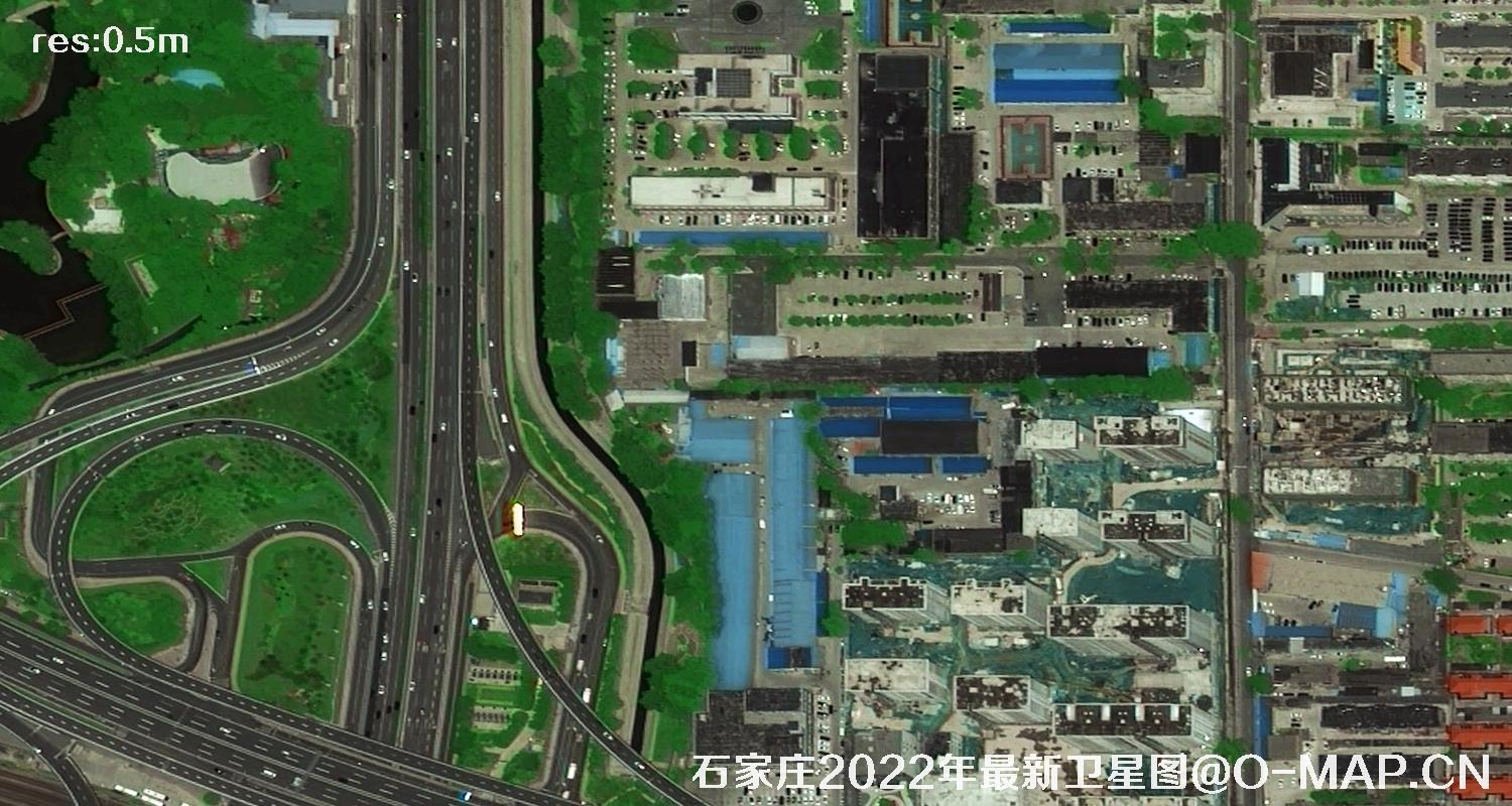 河北省石家庄市2022年0.5米高清卫星影像图