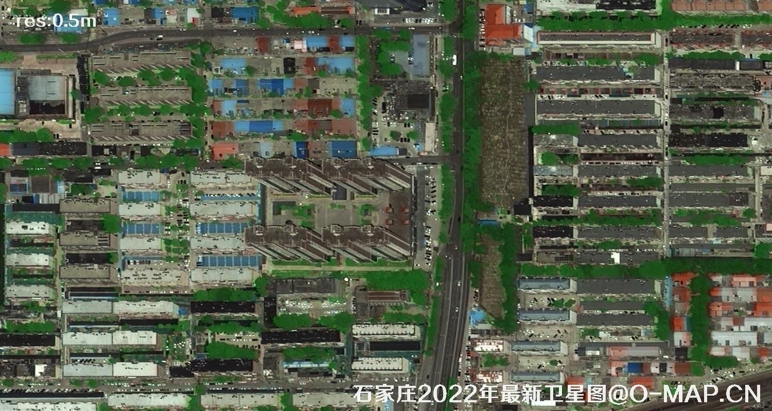 河北省石家庄市2022年0.5米高清卫星影像图