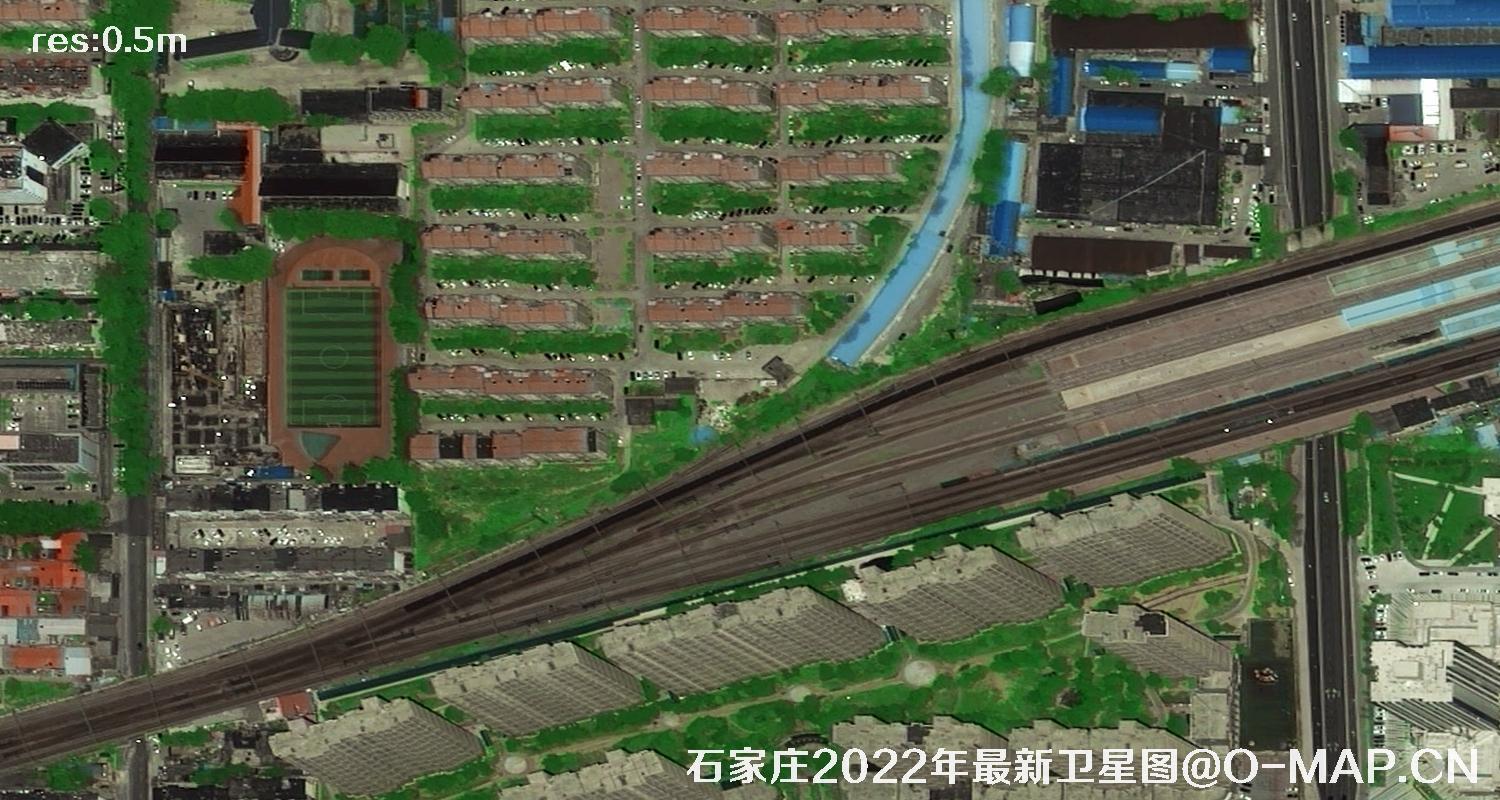 河北省石家庄市2022年0.5米高清卫星影像图