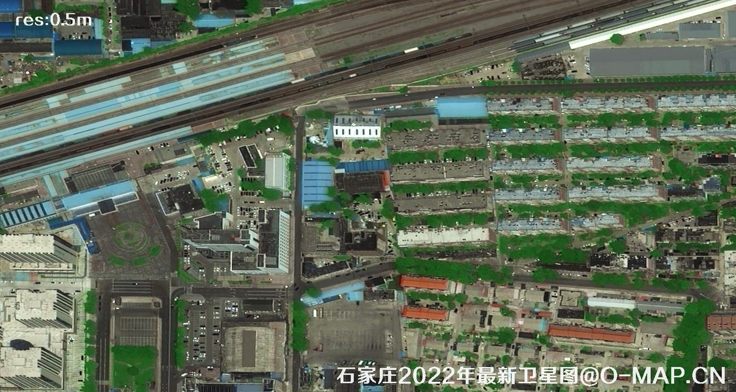 河北省石家庄市2022年0.5米高清卫星影像图