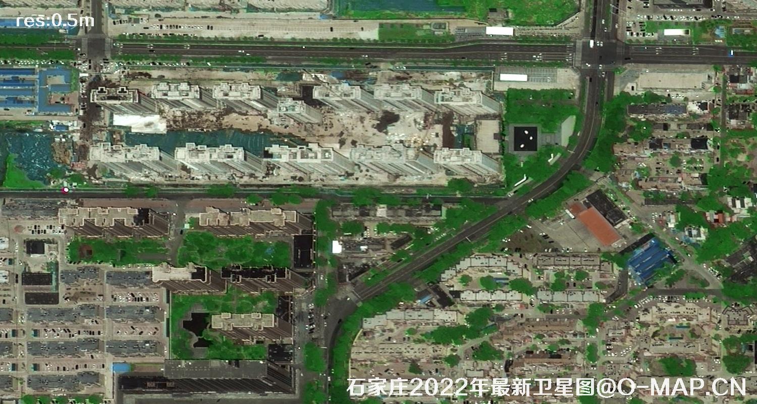 河北省石家庄市2022年0.5米高清卫星影像图