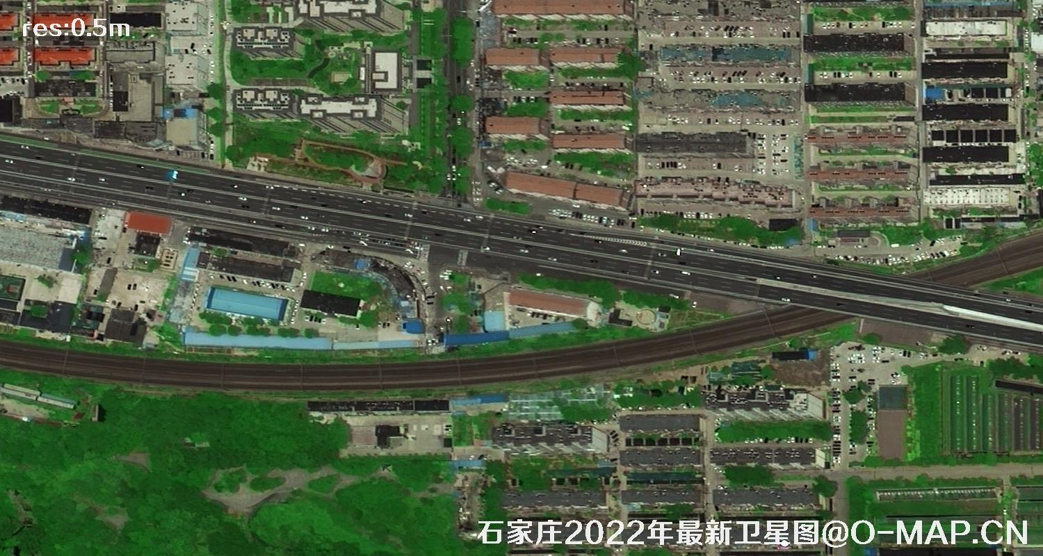 河北省石家庄市2022年0.5米高清卫星影像图