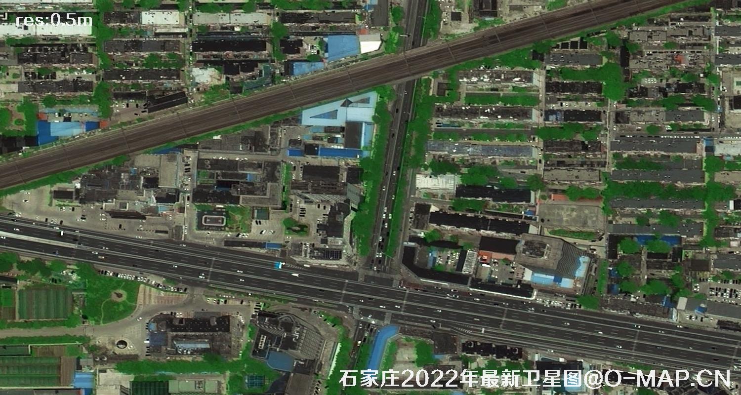 河北省石家庄市2022年0.5米高清卫星影像图
