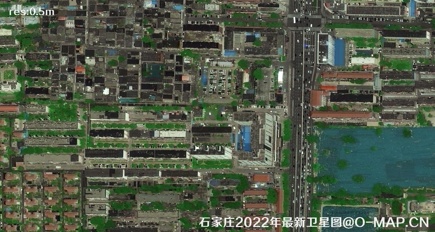 河北省石家庄市2022年0.5米高清卫星影像图