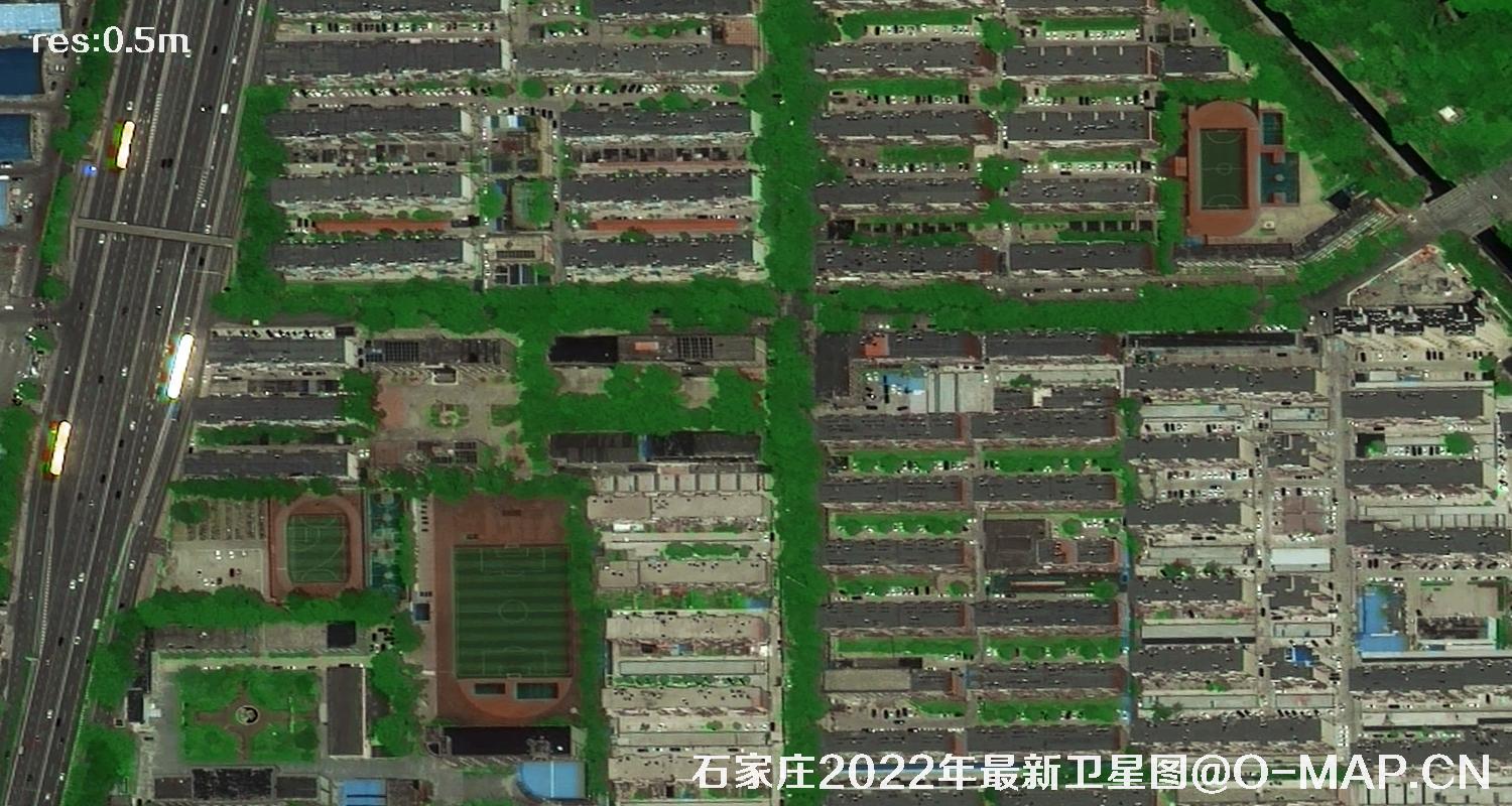 河北省石家庄市2022年0.5米高清卫星影像图