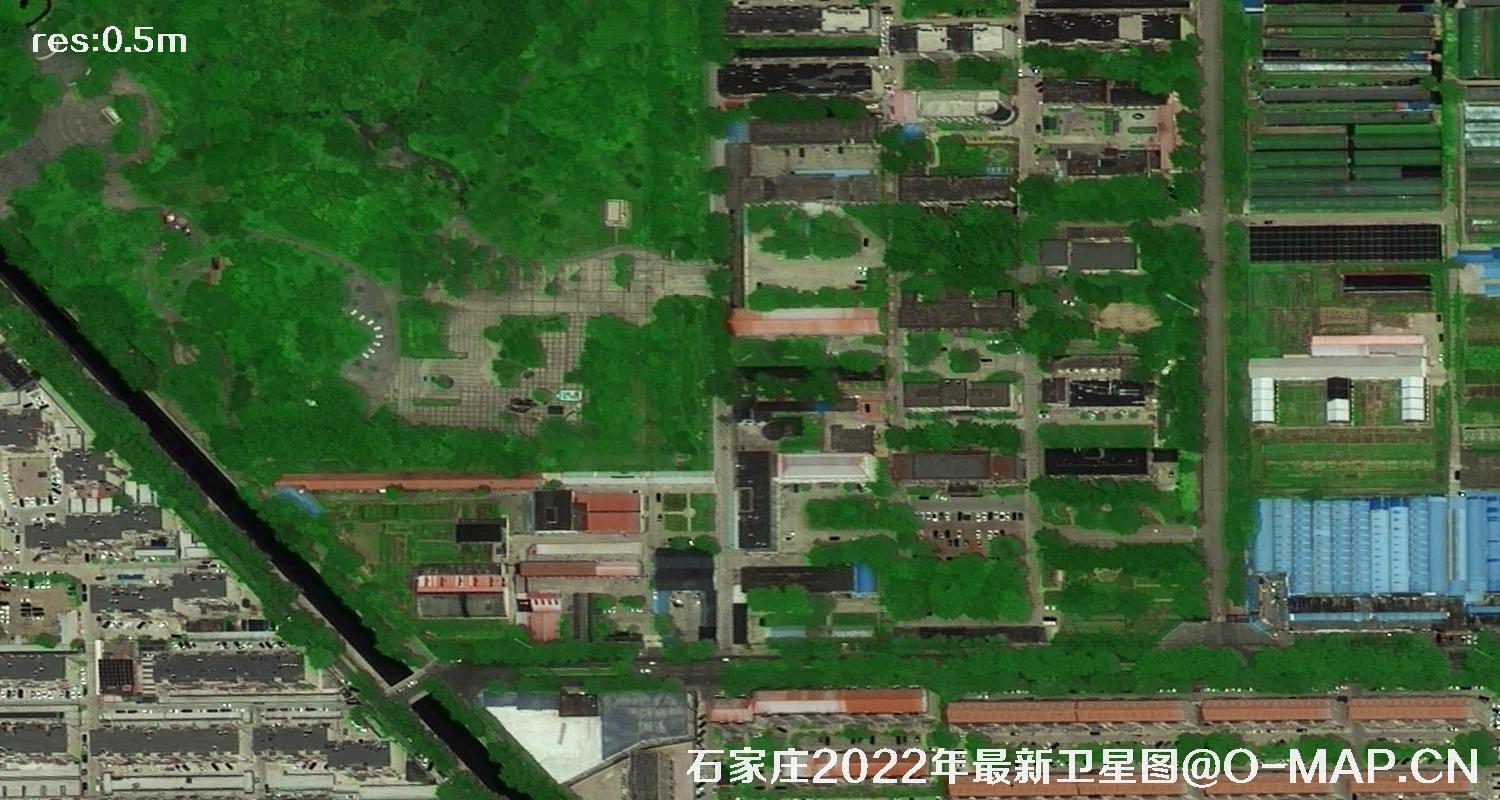 河北省石家庄市2022年0.5米高清卫星影像图