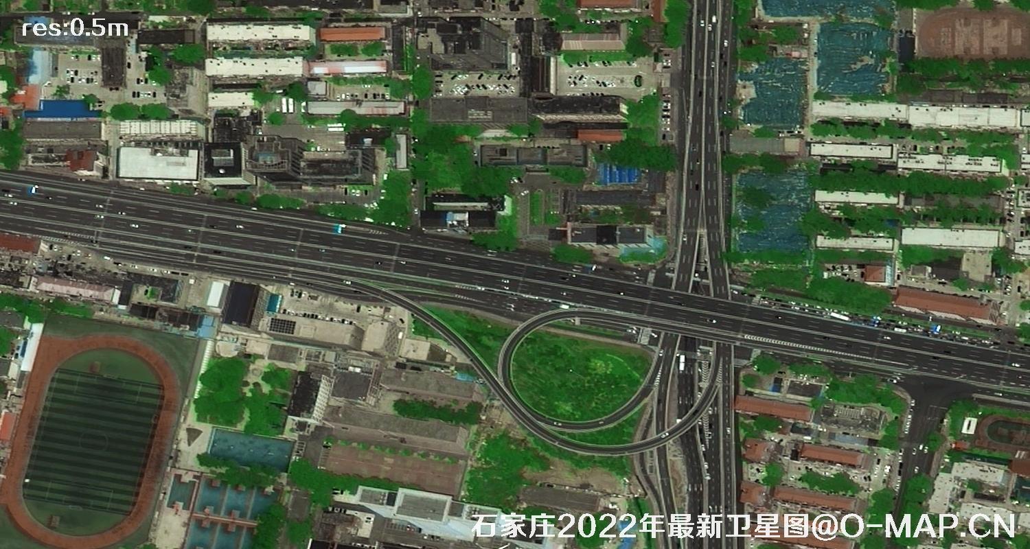 河北省石家庄市2022年0.5米高清卫星影像图