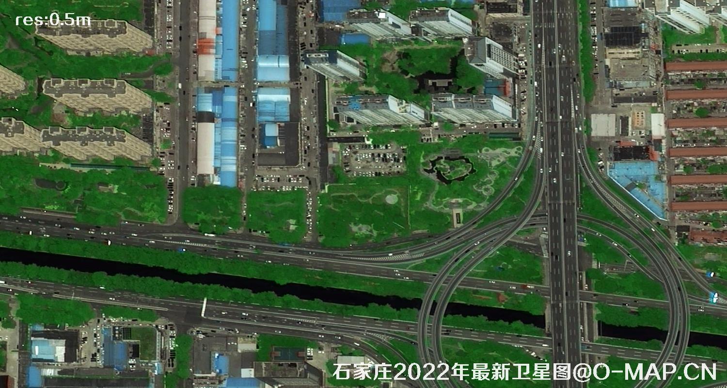 河北省石家庄市2022年0.5米高清卫星影像图
