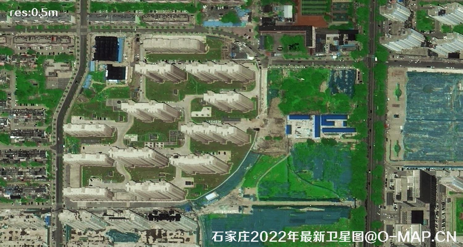 河北省石家庄市2022年0.5米高清卫星影像图