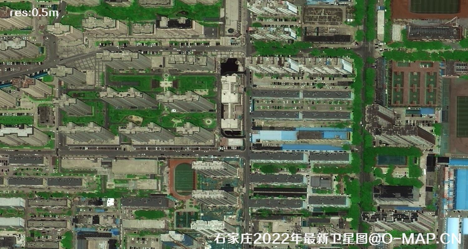 河北省石家庄市2022年0.5米高清卫星影像图