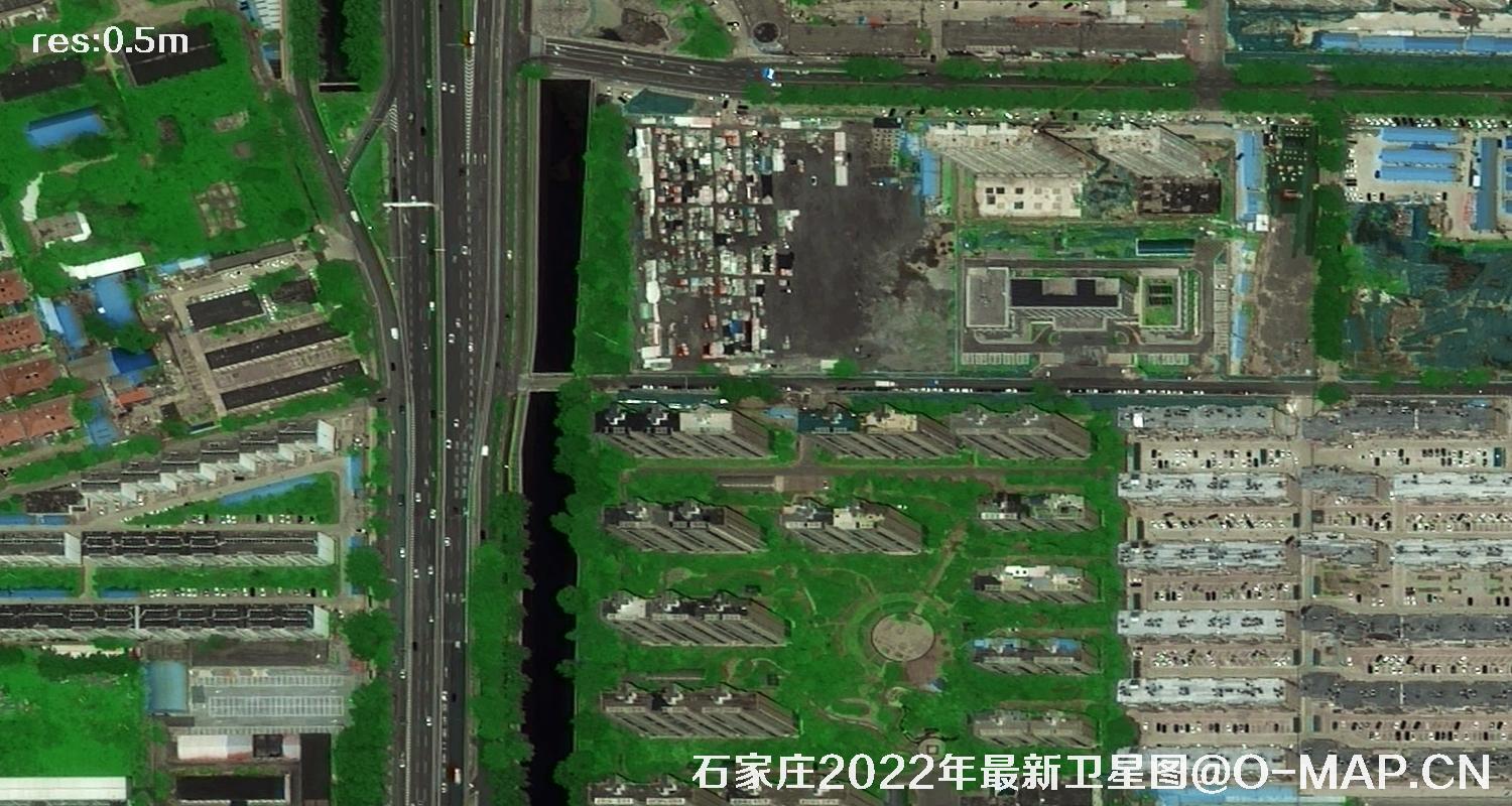 河北省石家庄市2022年0.5米高清卫星影像图