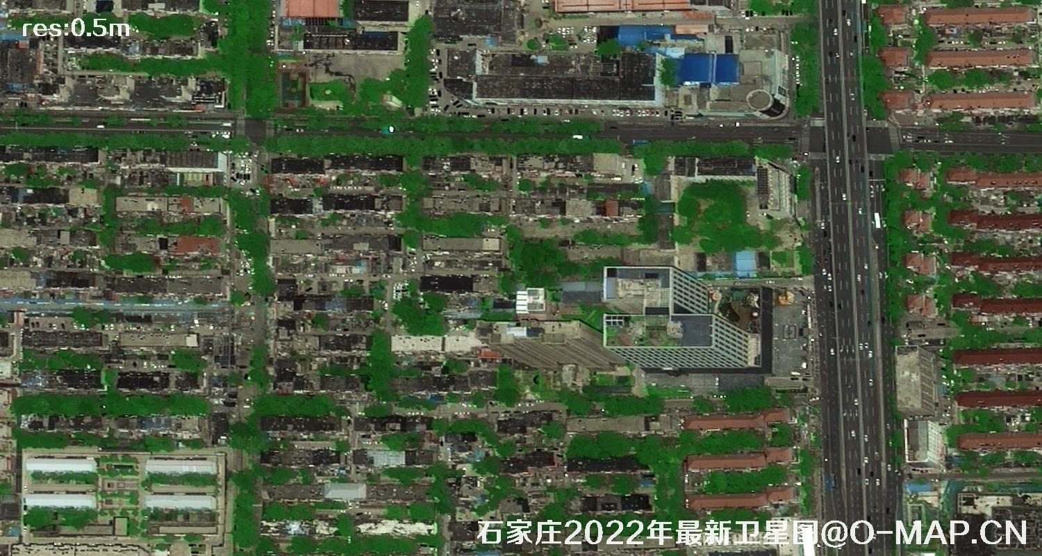 河北省石家庄市2022年0.5米高清卫星影像图