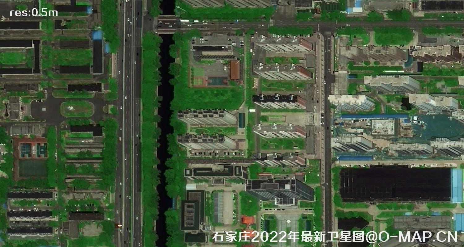 河北省石家庄市2022年0.5米高清卫星影像图