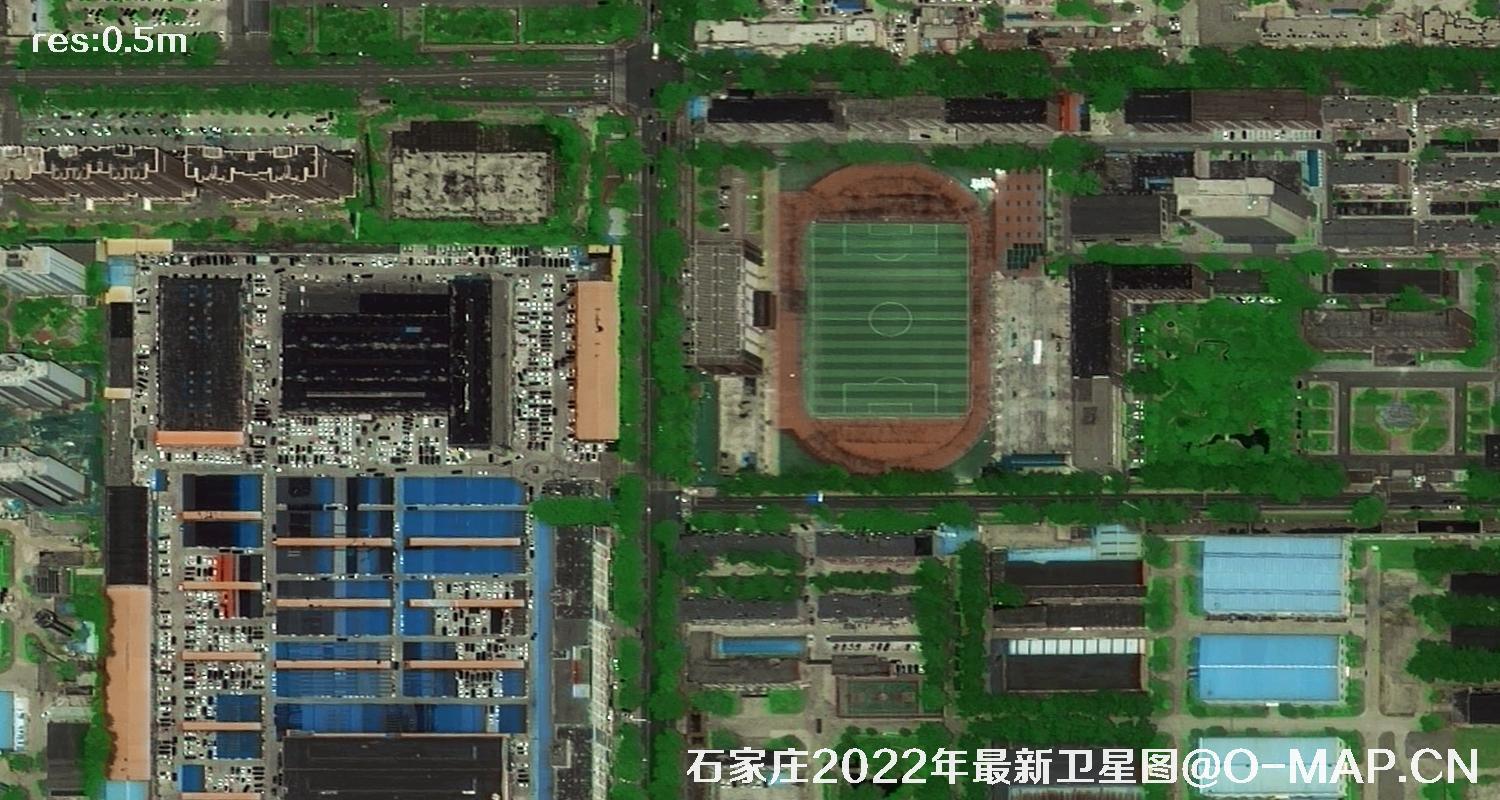 河北省石家庄市2022年0.5米高清卫星影像图