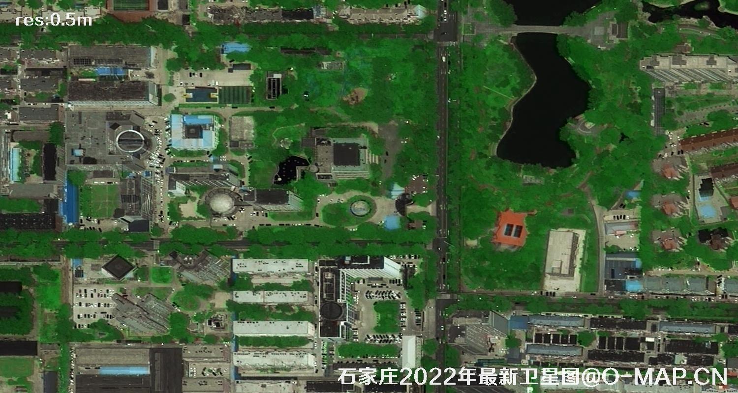 河北省石家庄市2022年0.5米高清卫星影像图