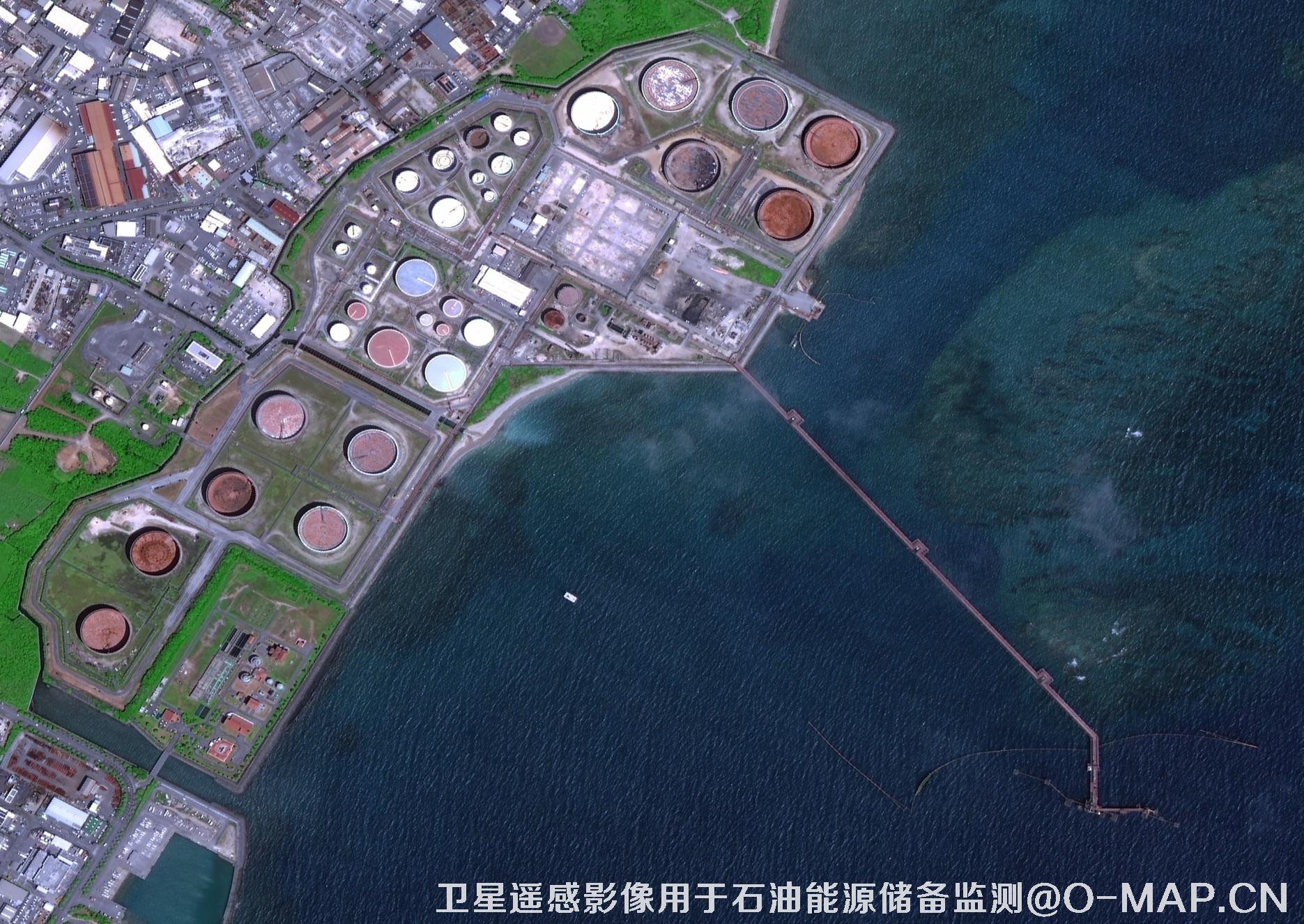 卫星遥感影像用于石油能源储备监测