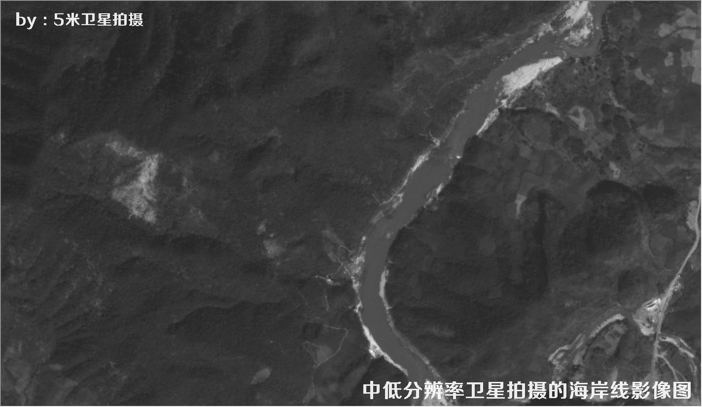 日本八九十年代卫星拍摄的图像