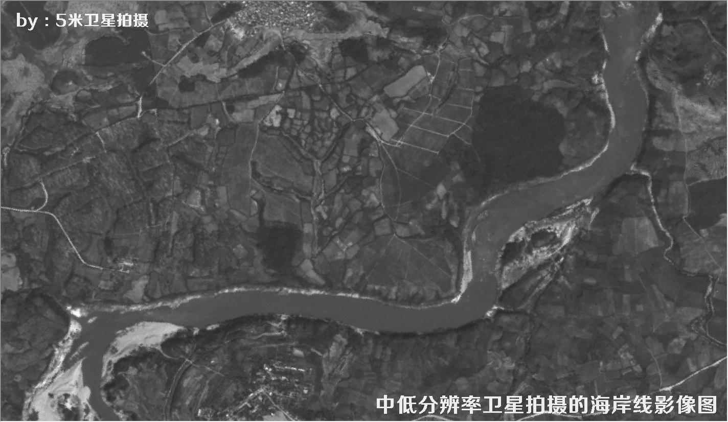日本八九十年代卫星拍摄的图像