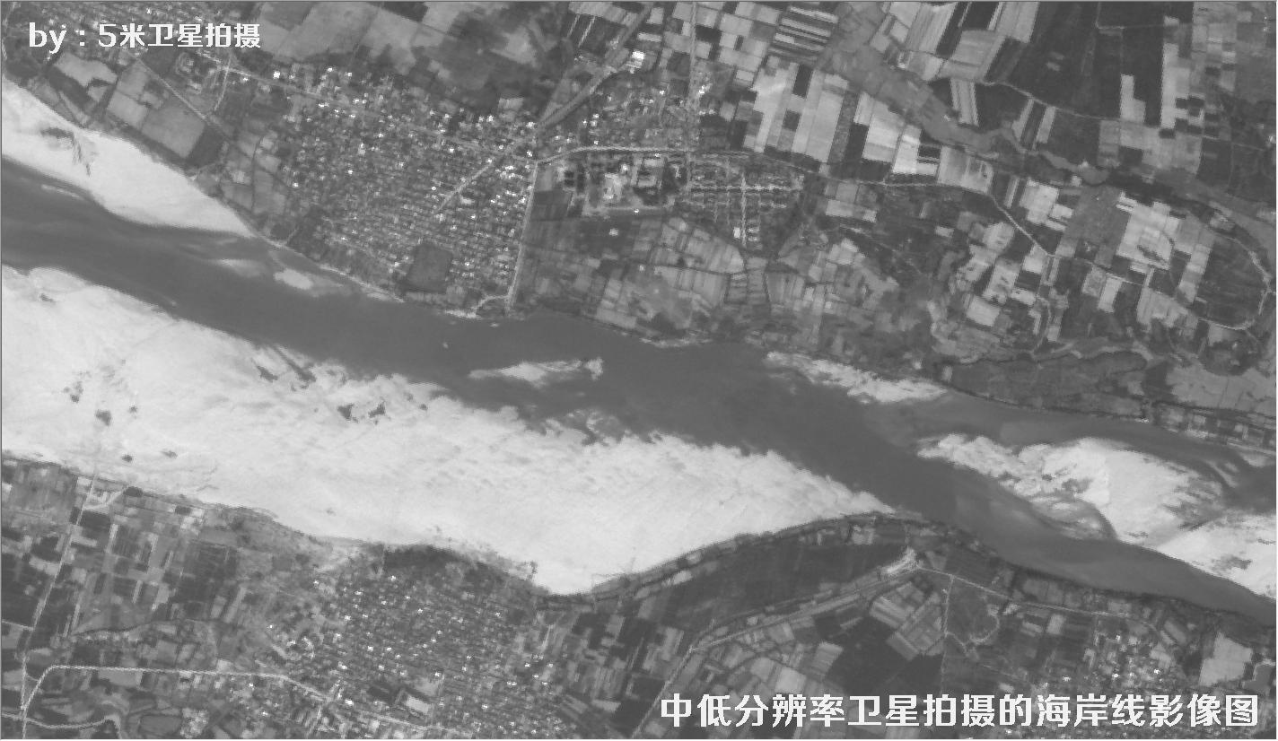 日本八九十年代卫星拍摄的图像