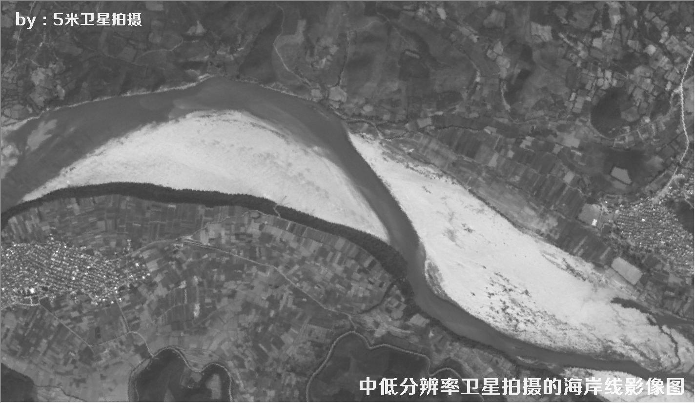 日本八九十年代卫星拍摄的图像