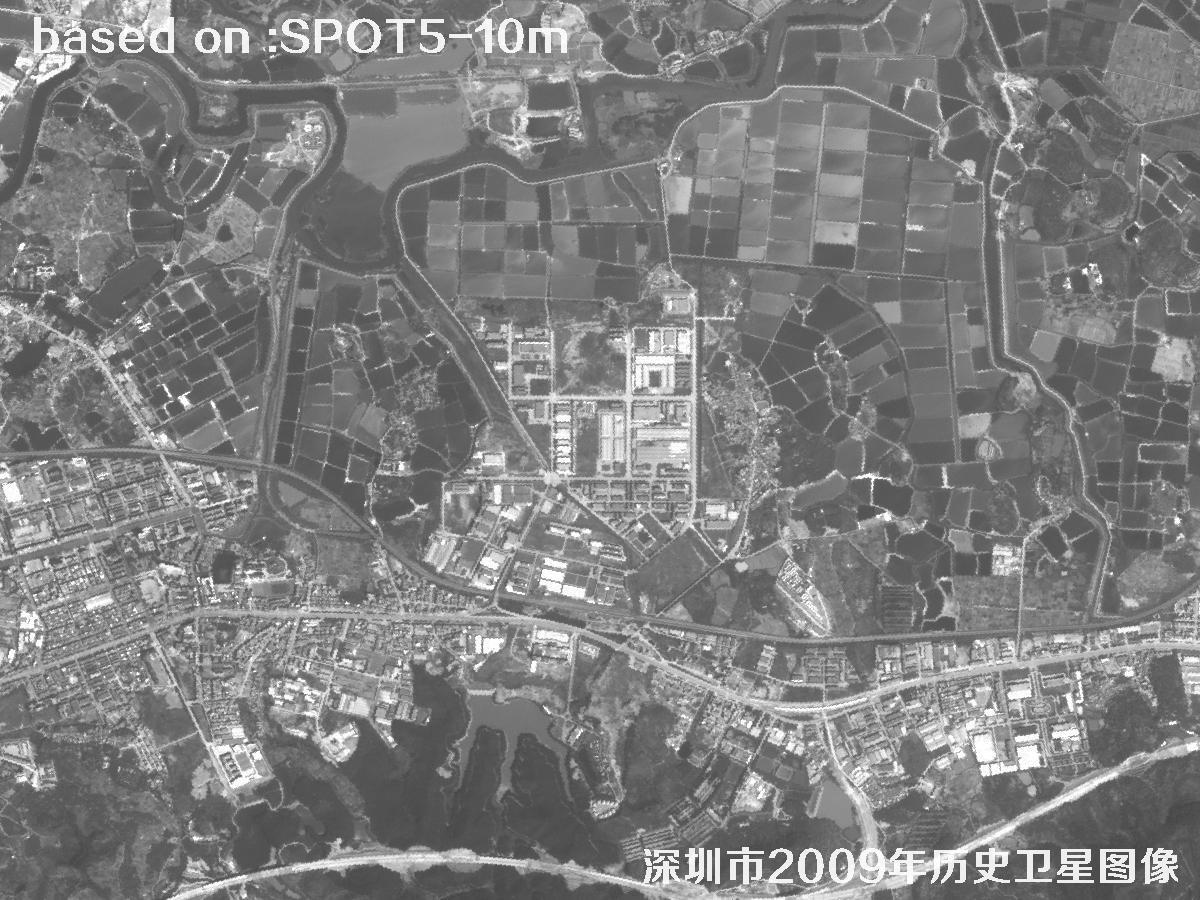 深圳市2009年SPOT5卫星历史影像图12