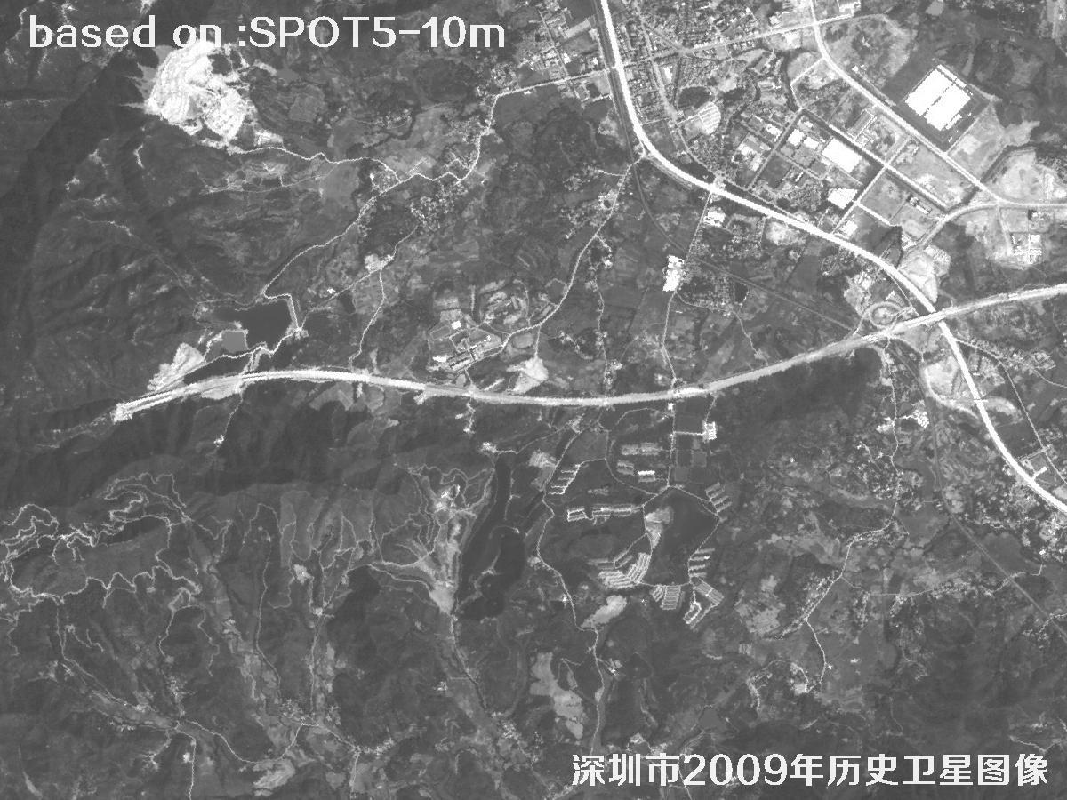 深圳市2009年SPOT5卫星历史影像图14