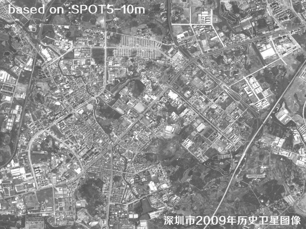 深圳市2009年SPOT5卫星历史影像图19