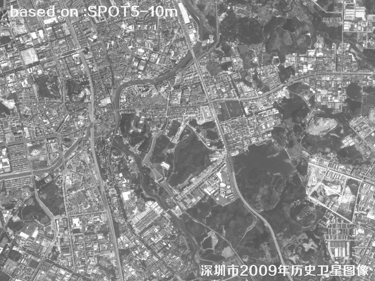 深圳市2009年SPOT5卫星历史影像图24