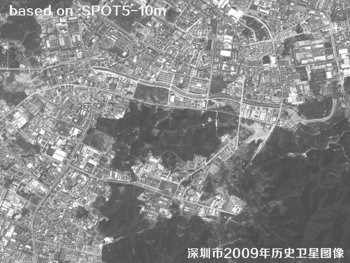 深圳市2009年SPOT5卫星历史影像图25