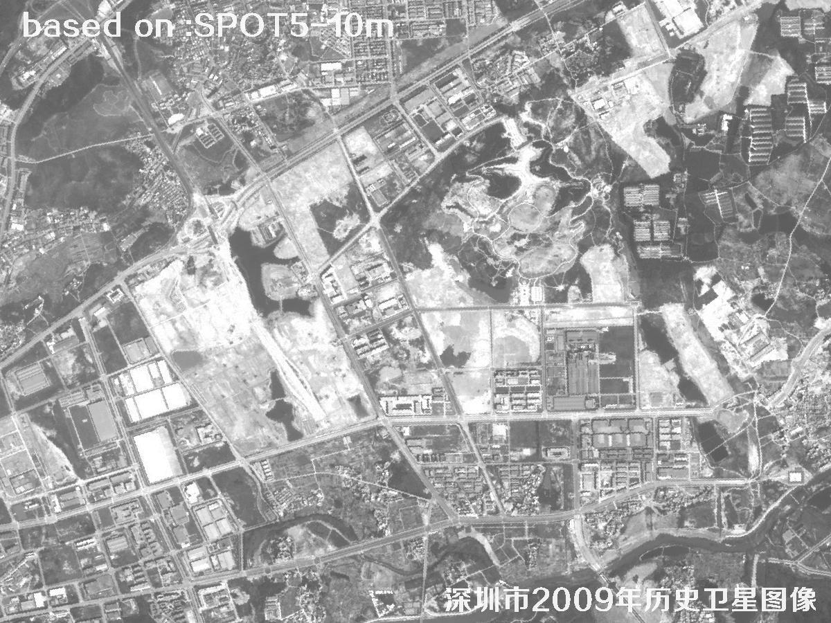 深圳市2009年SPOT5卫星历史影像图3