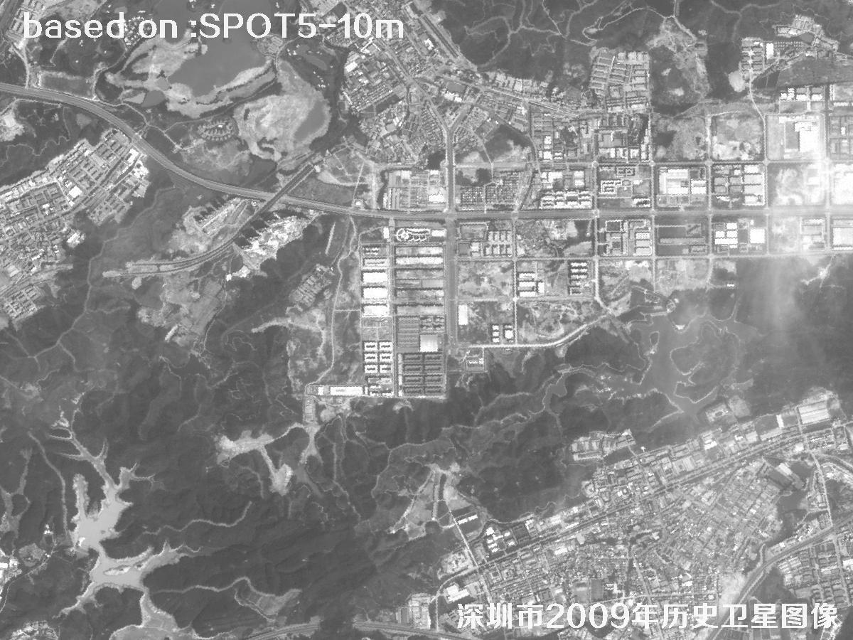 深圳市2009年SPOT5卫星历史影像图38