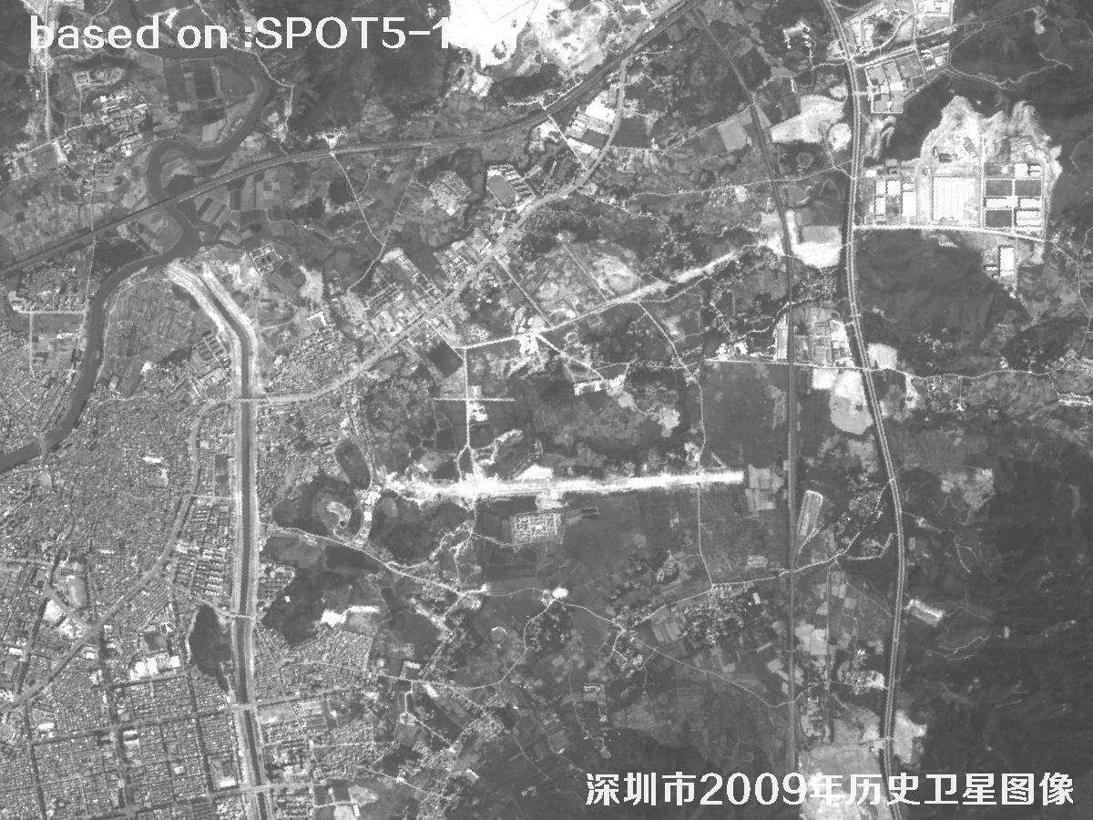 深圳市2009年SPOT5卫星历史影像图39