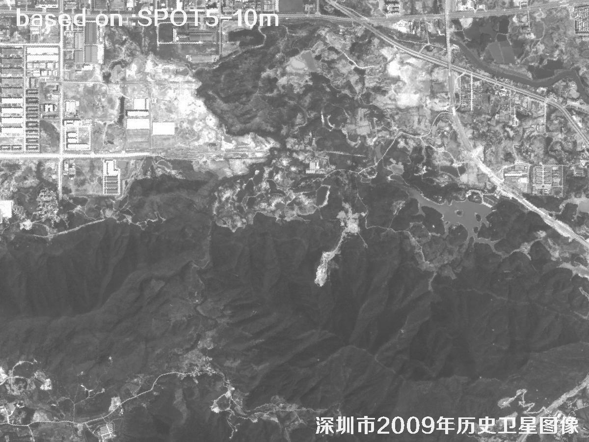 Shenzhen 2009: SPOT5 Historical Satellite Imagery