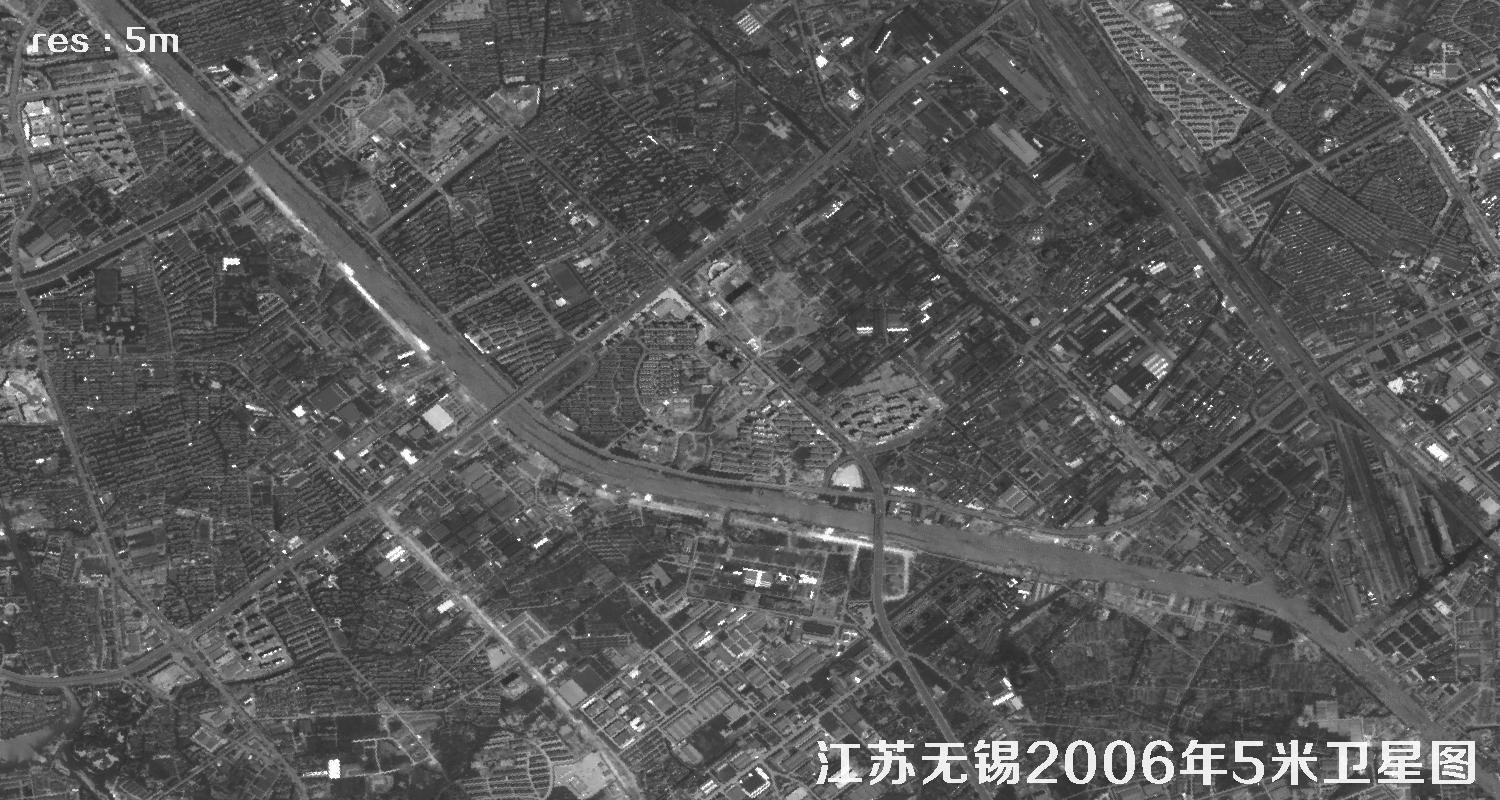 江苏省无锡市2006年5米分辨率卫星图