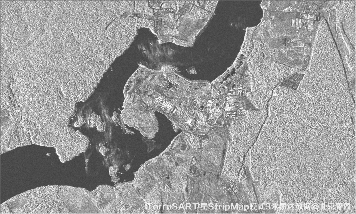 TerraSAR卫星StripMap模式的3米雷达数据