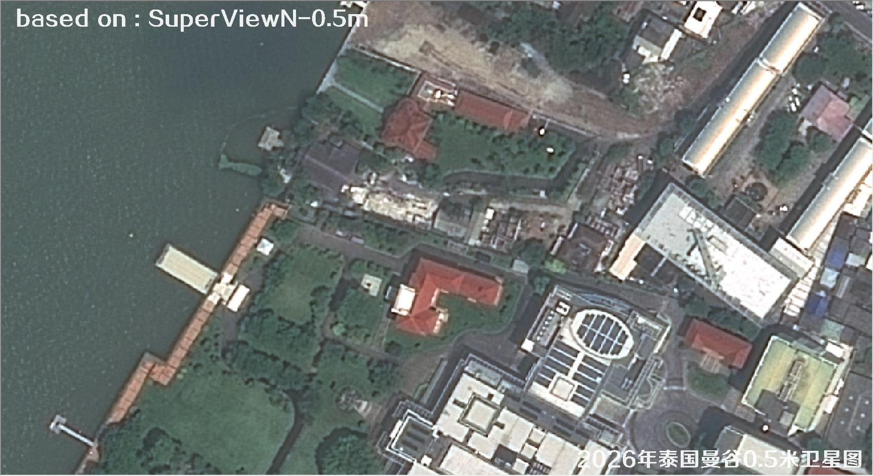 泰国曼谷2026年0.5米SuperView卫星影像图