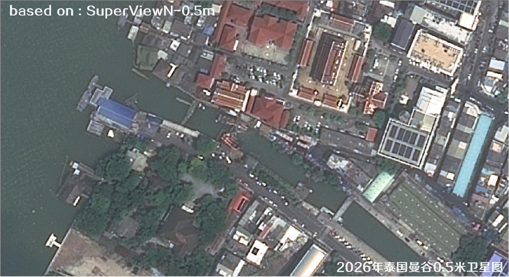 泰国曼谷2026年0.5米SuperView卫星影像图