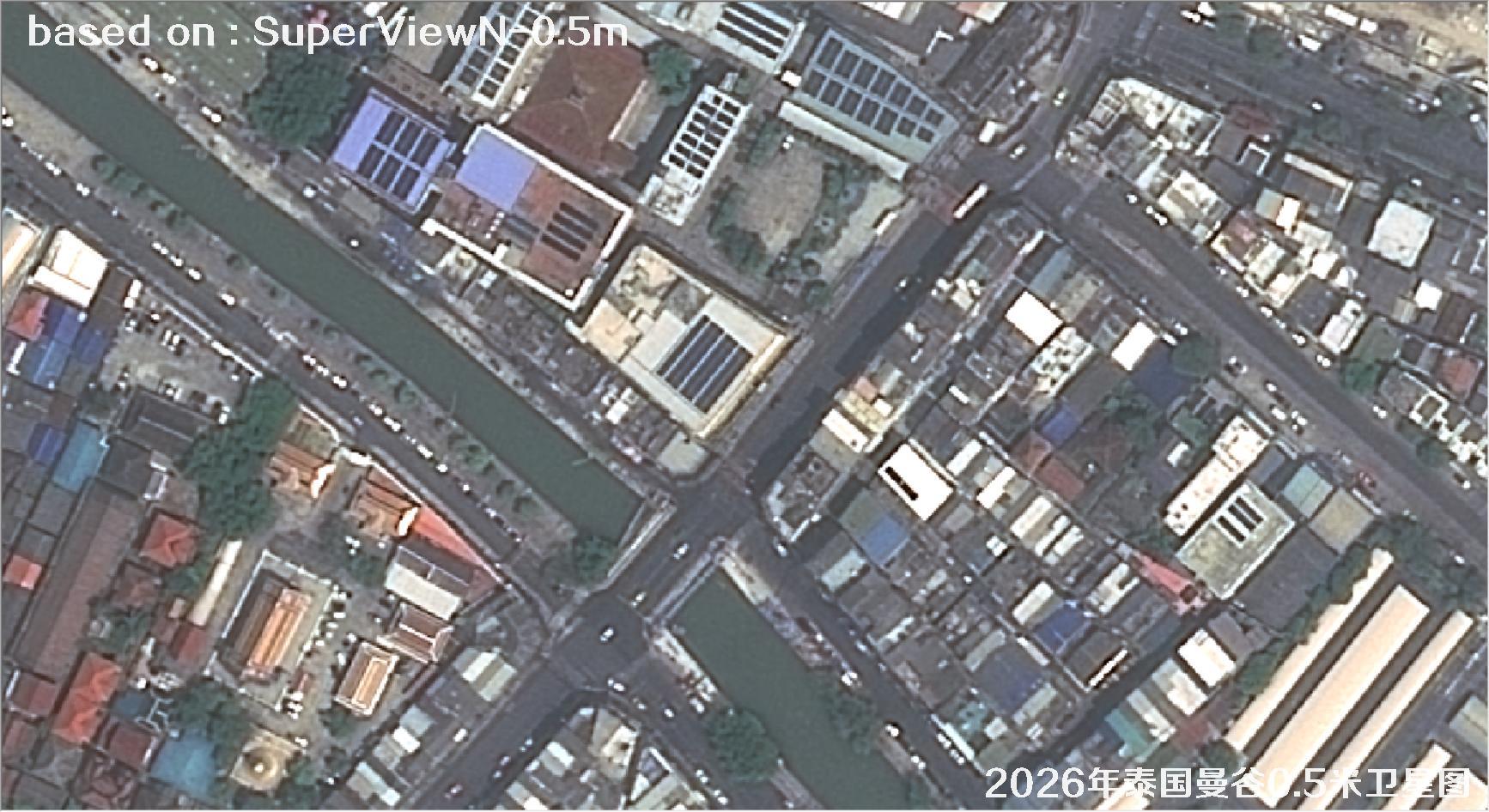 泰国曼谷2026年0.5米SuperView卫星影像图