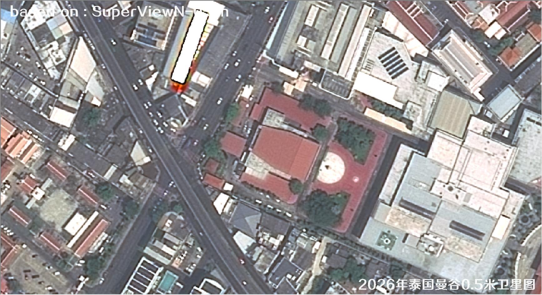 泰国曼谷2026年0.5米SuperView卫星影像图