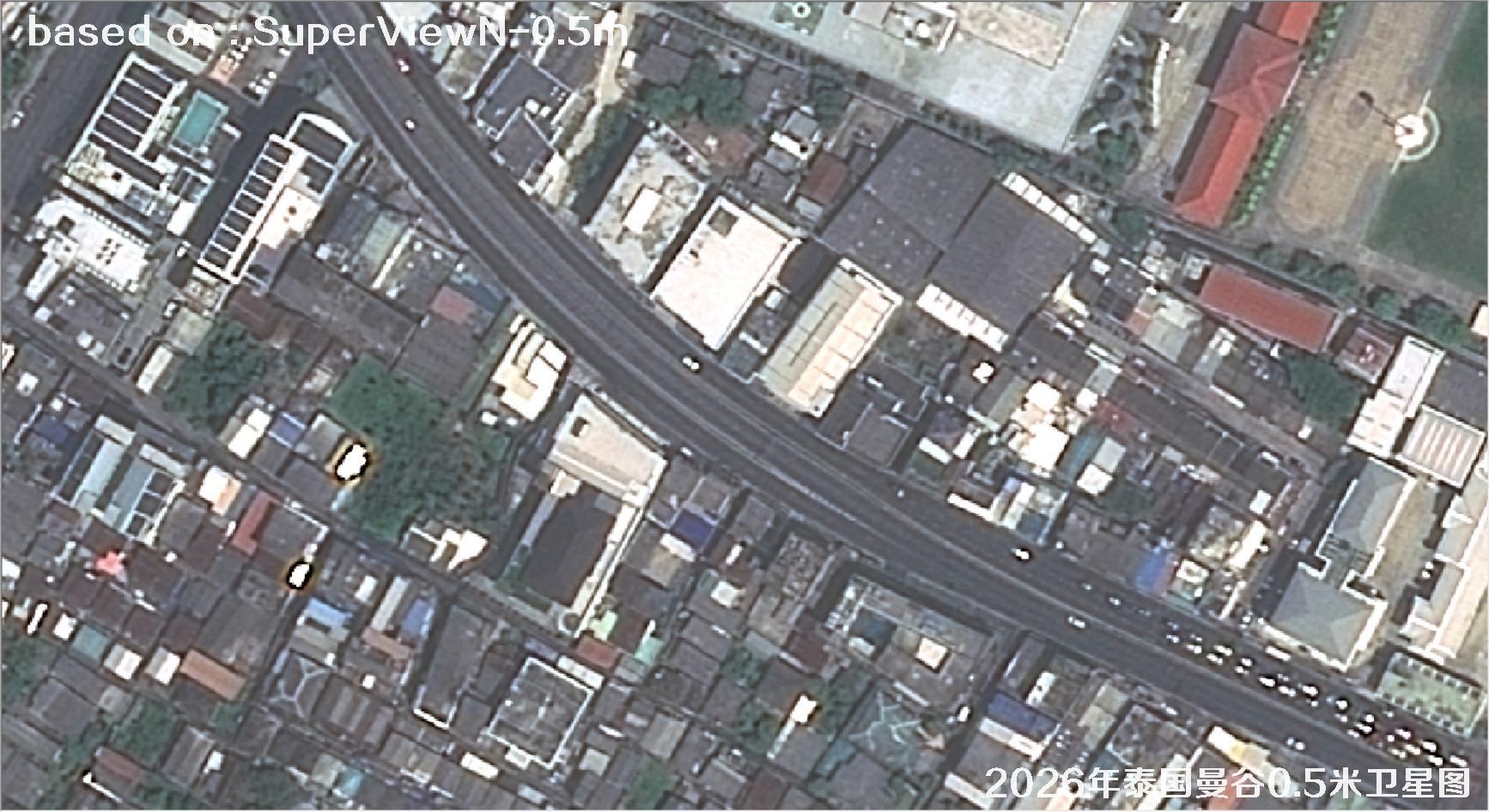 泰国曼谷2026年0.5米SuperView卫星影像图
