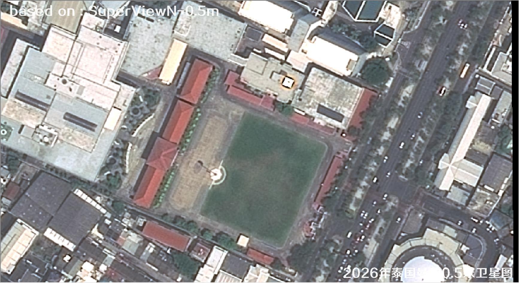 泰国曼谷2026年0.5米SuperView卫星影像图