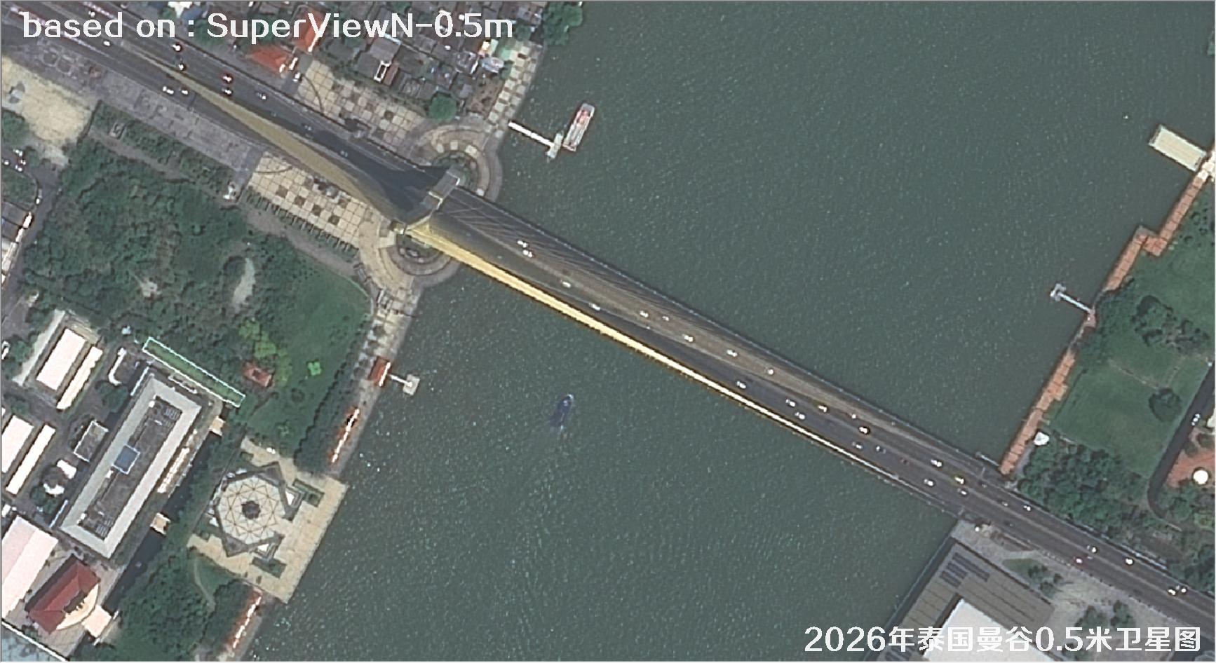 泰国曼谷2026年0.5米SuperView卫星影像图