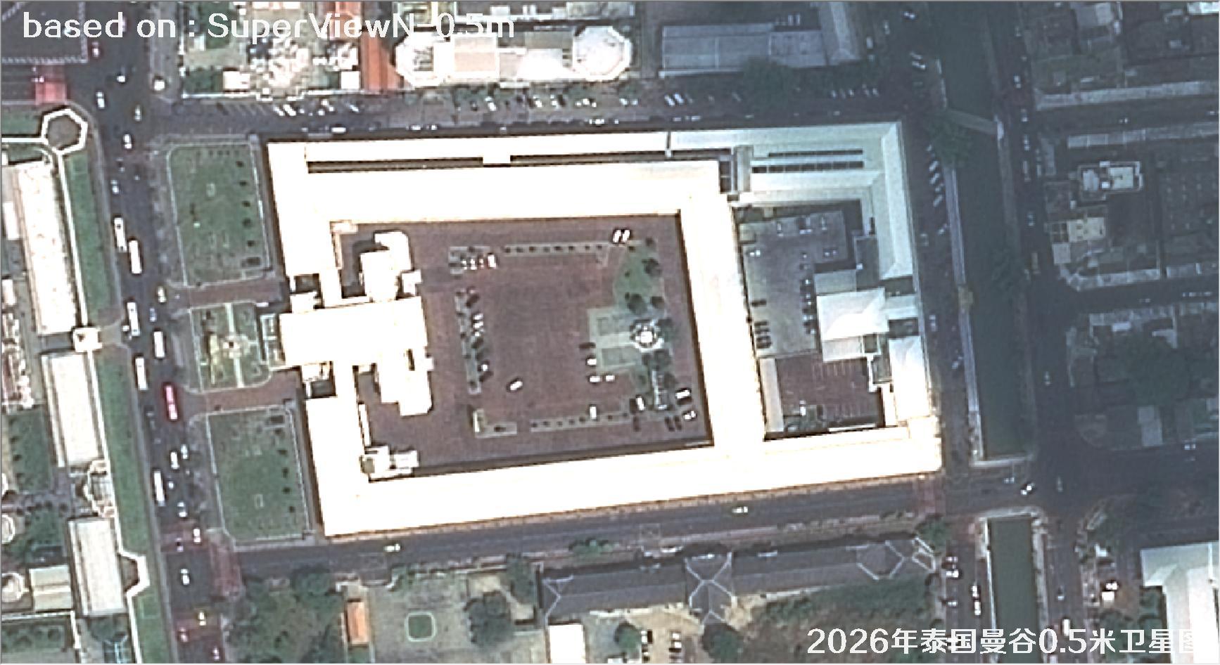 泰国曼谷2026年0.5米SuperView卫星影像图