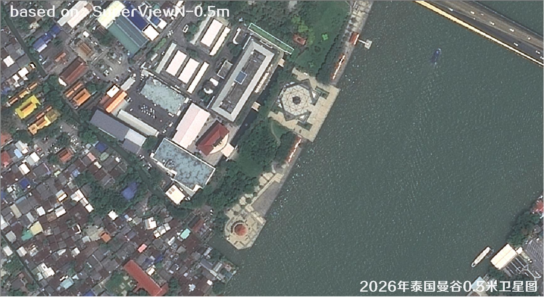 泰国曼谷2026年0.5米SuperView卫星影像图