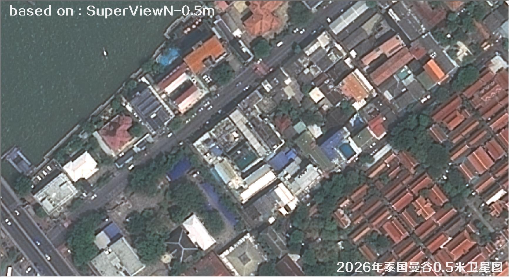 泰国曼谷2026年0.5米SuperView卫星影像图