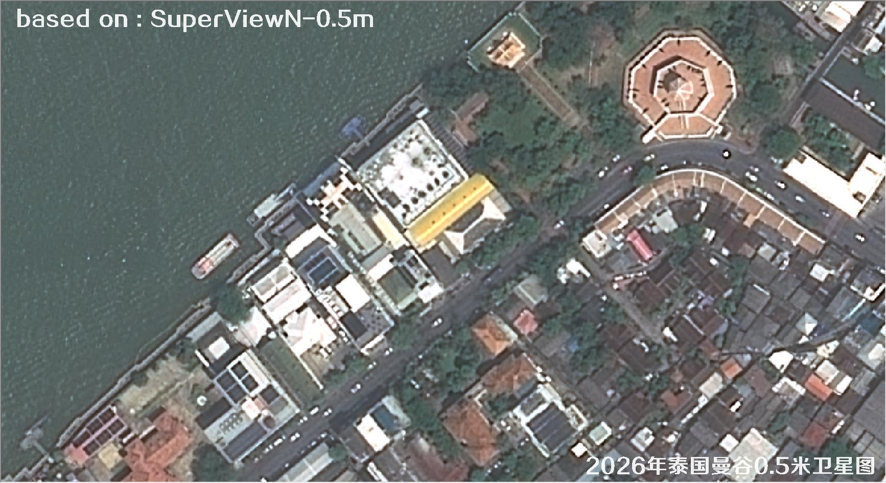 泰国曼谷2026年0.5米SuperView卫星影像图